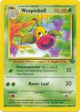 Carta Weepinbell 48/64 do set Selva — Pokémon TCG | Bynx