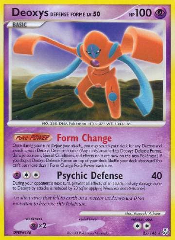 Deoxys Defense Forme 25 — Legends Awakened