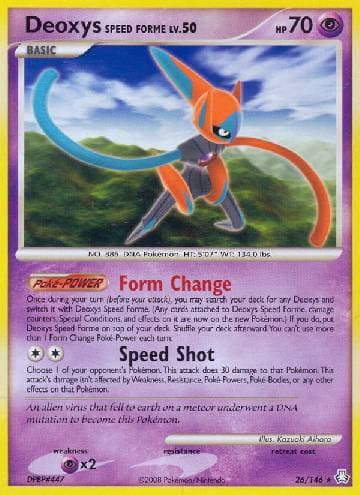 Deoxys Speed Forme 26 — Legends Awakened