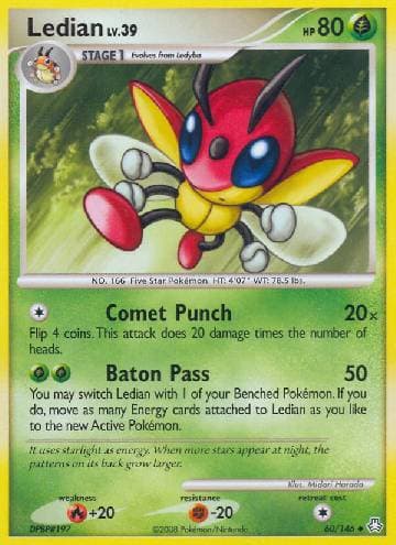 Carta Ledian 60/146 do set Legends Awakened — Pokémon TCG | Bynx