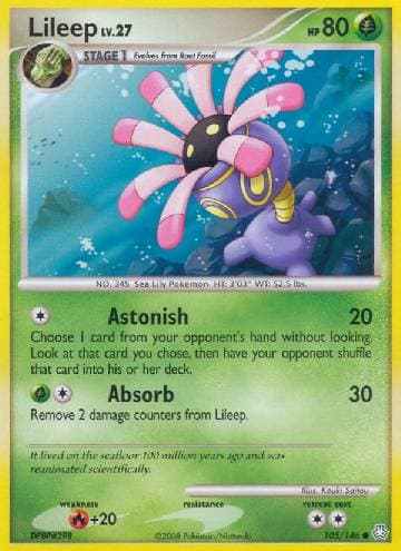 Carta Lileep 105/146 do set Legends Awakened — Pokémon TCG | Bynx