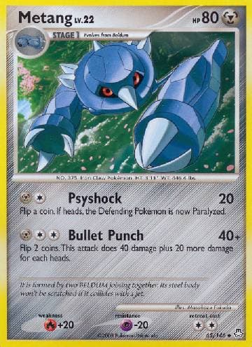 Carta Metang 65/146 do set Legends Awakened — Pokémon TCG | Bynx