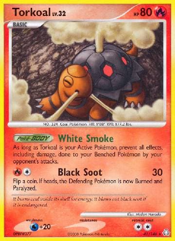 Carta Torkoal 41/146 do set Legends Awakened — Pokémon TCG | Bynx