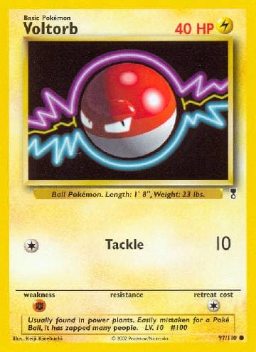 Carta Voltorb 97/110 do set Legendary Collection — Pokémon TCG | Bynx