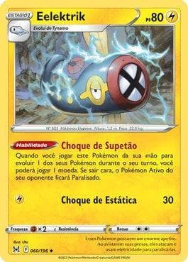 Carta Eelektrik 060/196 do set Origem Perdida — Pokémon TCG | Bynx