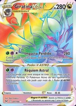 Carta Giratina-VSTAR 201/196 do set Origem Perdida — Pokémon TCG | Bynx