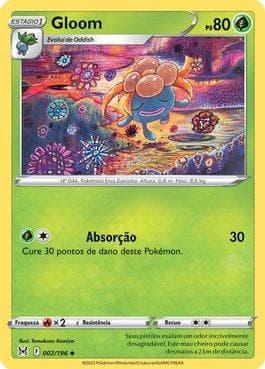 Carta Gloom 002/196 do set Origem Perdida — Pokémon TCG | Bynx