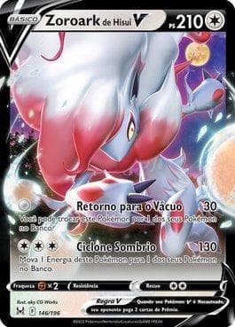 Carta Hisuian Zoroark-V 146/196 do set Origem Perdida — Pokémon TCG | Bynx
