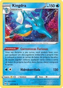 Carta Kingdra 037/196 do set Origem Perdida — Pokémon TCG | Bynx