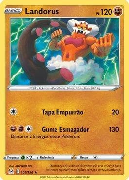 Carta Landorus 105/196 do set Origem Perdida — Pokémon TCG | Bynx