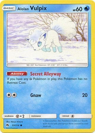 Alolan Vulpix 53 — Trovões Perdidos
