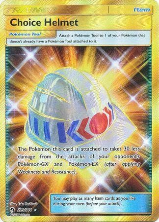 Carta Choice Helmet 229/214 do set Trovões Perdidos — Pokémon TCG | Bynx
