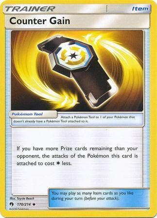 Carta Counter Gain 170/214 do set Trovões Perdidos — Pokémon TCG | Bynx