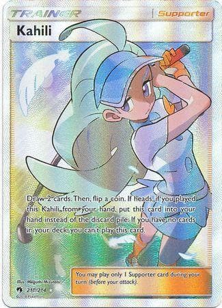 Carta Kahili 210/214 do set Trovões Perdidos — Pokémon TCG | Bynx