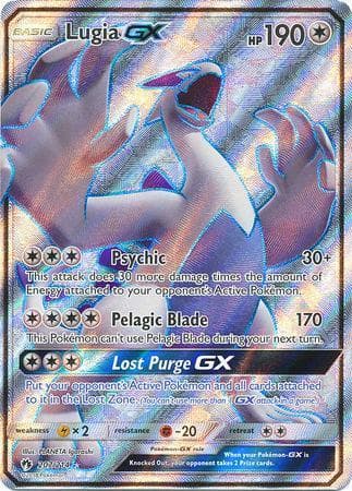 Carta Lugia-GX 207/214 do set Trovões Perdidos — Pokémon TCG | Bynx
