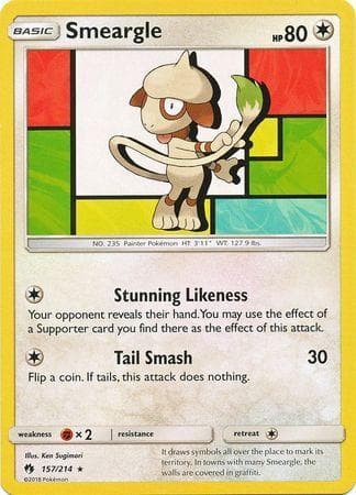 Smeargle 157/214 — Trovões Perdidos