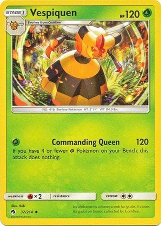 Carta Vespiquen 32/214 do set Trovões Perdidos — Pokémon TCG | Bynx