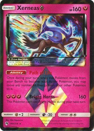 Xerneas Prism Star 144 — Trovões Perdidos