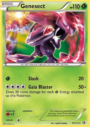 Genesect 016/113 — Tesouros Lendários