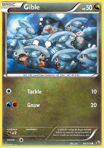 Gible 094/113 — Tesouros Lendários