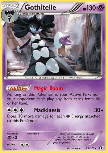 Carta Gothitelle 72/113 do set Tesouros Lendários — Pokémon TCG | Bynx