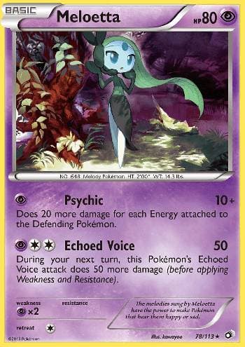 Meloetta 078/113 — Tesouros Lendários