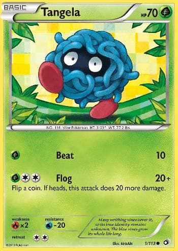 Carta Tangela 1/113 do set Tesouros Lendários — Pokémon TCG | Bynx