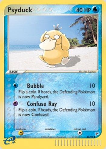 Psyduck (Reverse Holo) 44b — Team Magma vs Team Aqua