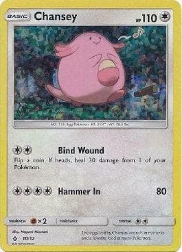 Chansey 10 — McDonald's Collection 2018 (English)