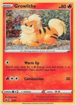 Growlithe 04/15 — McDonald's Collection 2022
