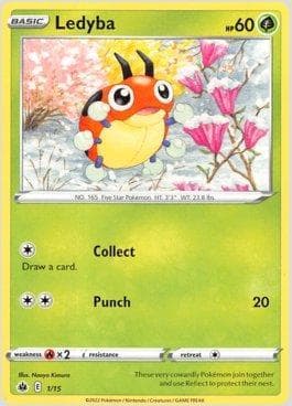 Carta Ledyba 1/15 do set McDonald's Collection 2022 — Pokémon TCG | Bynx