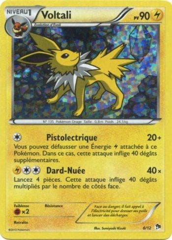 Carta Jolteon 6/12 do set McDonald’s Collection 2013 — Pokémon TCG | Bynx