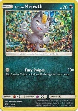 Alolan Meowth 8 — McDonald's Collection 2017