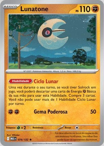Lunatone 074/132 — Megaevolução
