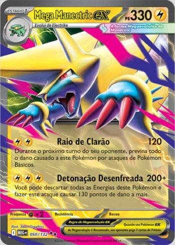 Mega Manectric ex 050 — Megaevolução