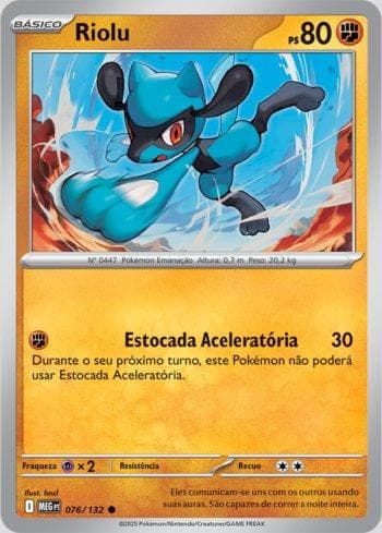Riolu 076/132 — Megaevolução
