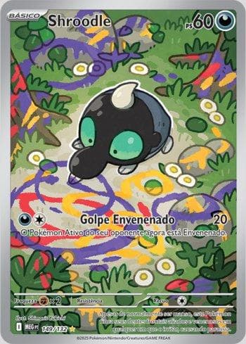 Carta Shroodle 149/132 do set Megaevolução — Pokémon TCG | Bynx