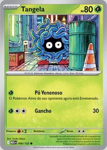 Carta Tangela 006/132 do set Megaevolução — Pokémon TCG | Bynx