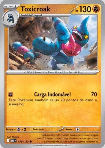 Toxicroak 079/132 — Megaevolução