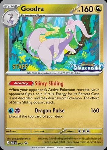 Goodra (Staff) 077b — Mega Evolution Promos