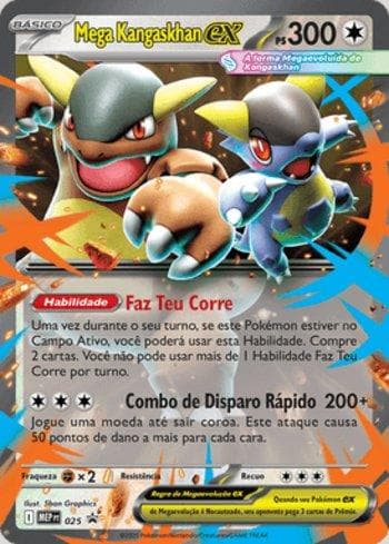 Carta Mega Kangaskhan ex #025 do set Mega Evolution Promos — Pokémon TCG | Bynx