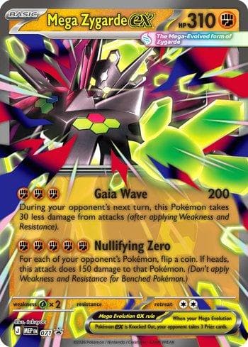 Carta Mega Zygarde ex #071 do set Mega Evolution Promos — Pokémon TCG | Bynx