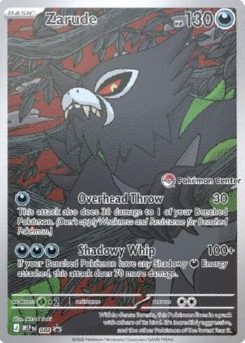 Carta Zarude (Pokemon Center Exclusive) #088b do set Mega Evolution Promos — Pokémon TCG | Bynx