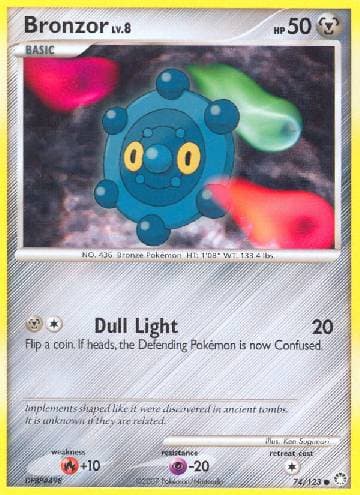 Carta Bronzor 74/123 do set Tesouros Misteriosos — Pokémon TCG | Bynx