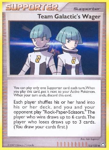 Team Galactic's Wager 115 — Tesouros Misteriosos