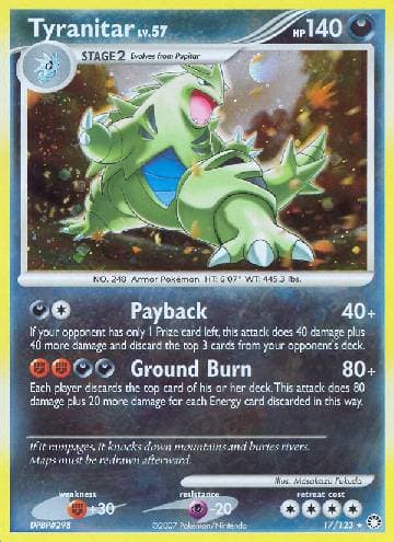 Tyranitar 17 — Tesouros Misteriosos