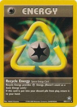 Carta Recycle Energy 105/111 do set Neo Genesis — Pokémon TCG | Bynx