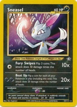 Sneasel 25 — Neo Genesis