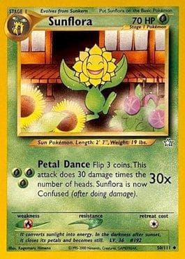 Carta Sunflora 50/111 do set Neo Genesis — Pokémon TCG | Bynx