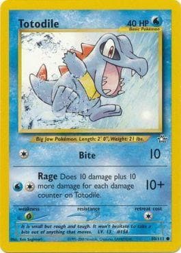 Totodile 80 — Neo Genesis